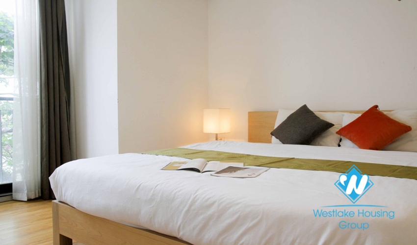 Furnished, stunning new apartment for rent on Pham Huy Thong, Ngoc Khanh, Ba Dinh, Hanoi